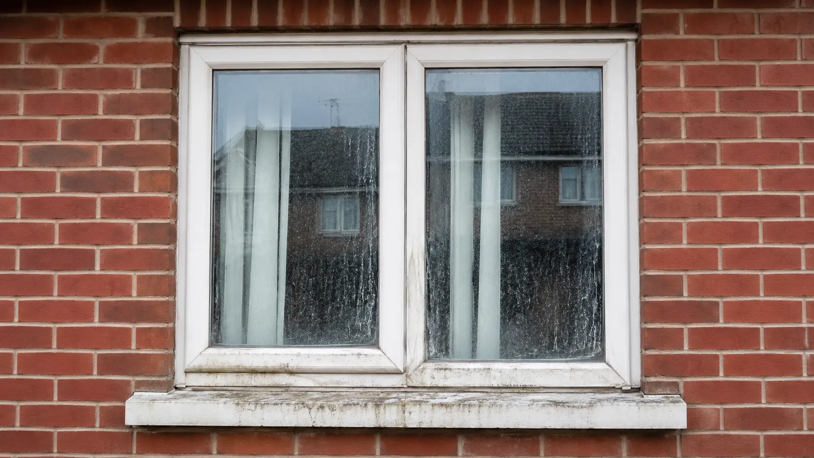 Window before cleaning